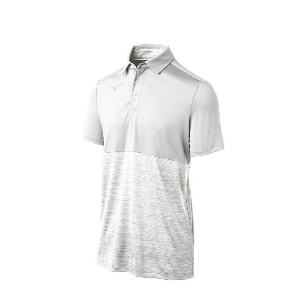 Mens Mizuno Alpha Polo White Philippines (EPDCOH256)